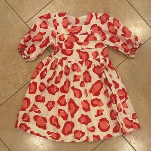 Stylish Red and White Kids Dress